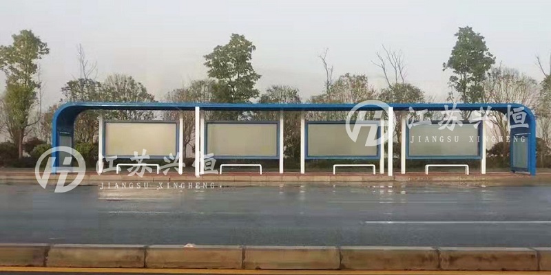 湖南怀化候车亭发货案例安装实景图21.jpg